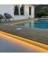 20m bande LED étanche pour piscine - 7,5W/m, IP68, 120 LED par mètre, 24V
