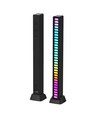 RGBIC musikk-synkroniserings skrivebordslampe - 18cm, innebygd batteri, Bluetooth