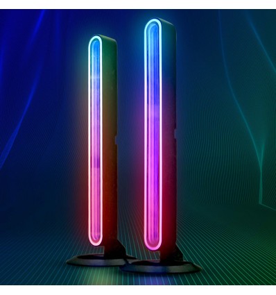 2 stk. RGBIC infinite ambient light bar - 28cm, Bluetooth, 5W
