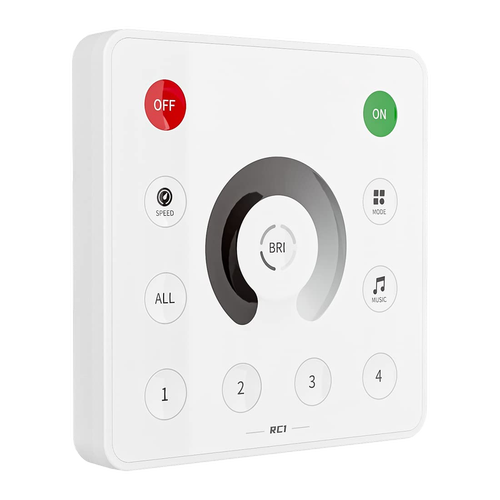 Télécommande murale pour contrôleur de lumière de course SPI - 2,4 GHz