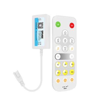 Mini controller + fjärrkontroll för SPI löpljus controller - 2,4ghz