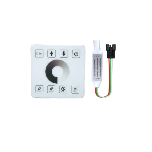 Contrôleur + télécommande tactile pour contrôleur de lumière de course SPI - Tactile, 2,4 GHz