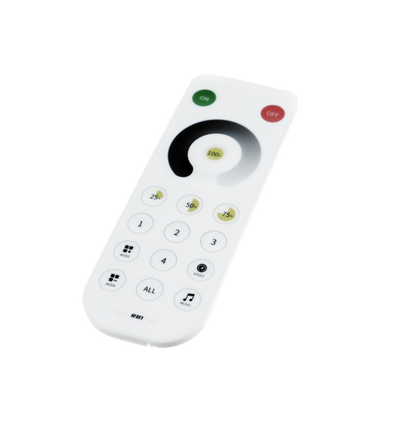 Fjernbetjening til SPI løbelys controller - 2,4ghz, 4 zoner