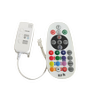 RGBIC kontroller med fjernkontroll - Infrarød, 12V (144W), 24V (288W)