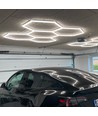 168W RA95 Hexagon LED 5 vakken complete set - Incl. stroomaansluiting