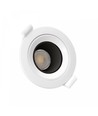 Spot encastrable GU10 Fiale Core Deep - Noir, rond, orientable, basse luminance, sans source lumineuse