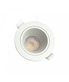 GU10 infälld spotlight, bländfri - Rund, vit, IP20, Hål: Ø7,5 cm, Mått: Ø9,5 cm, utan ljuskälla