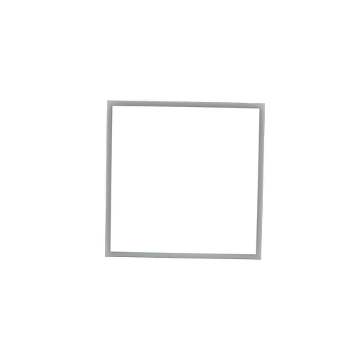 60x60 LED-panel, 40W - Høyde:32mm, 120lm/W, IP65, hvit kant