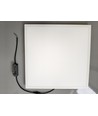 60x60 LED-panel, 40W - Høyde:32mm, 120lm/W, IP65, hvit kant