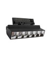 36W 3-fasen RA92 verstelbare LED-railverlichting - Zwart, 23,5 cm