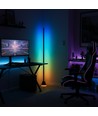 145cm Lampe d'angle RGBIC+CCT - Wifi, contrôle par application, 48W
