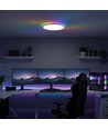 39W CCT taklampe med RGBIC backlight - Ø30cm, Tuya, inkl. fjernkontroll