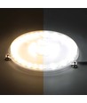 17cm / 18W RGBIC+CCT LED-insats med linser - Ersätter G24, cirkelrör och kompaktrör