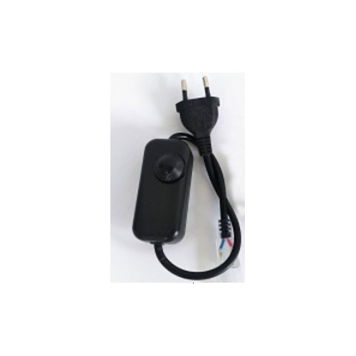 Ledningsdæmper sort - Inkl. endeprop, til 230V (Type X-2), maks. 50 m