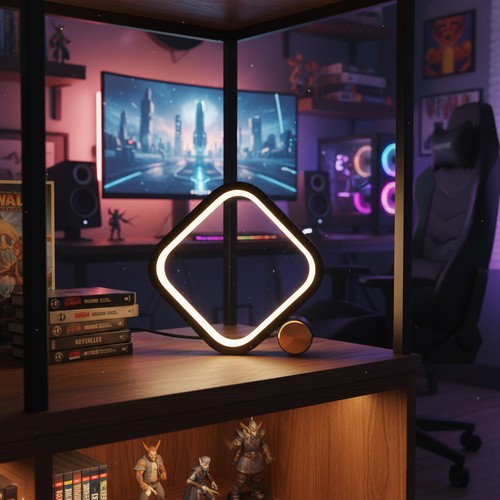 Lampe circulaire CCT - 15x15cm, Bluetooth, 5V USB