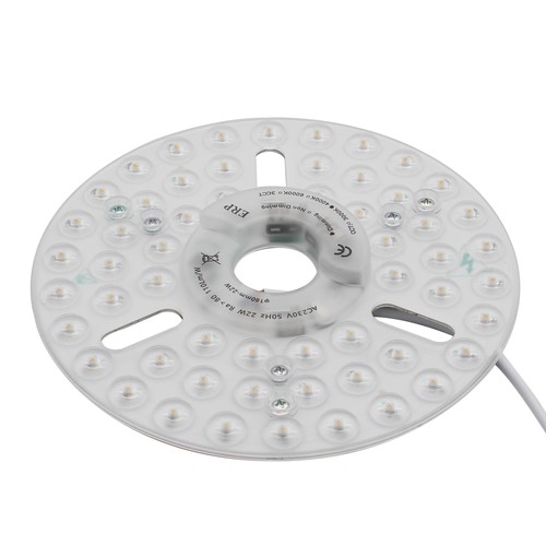 16cm / 24W Dæmpbar LED indsats med linser - Flicker free, erstat G24, cirkelrør og kompaktrør