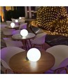 Ø8 cm RGB LED bal - Oplaadbaar, met afstandsbediening, IP66