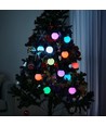 Ø12 cm RGB LED bold - Genopladelig, med fjernbetjening, IP66