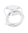 3 m fiche pour bande LED 230V Neon COB - Câble de 3 mètres, Incl. bouchon d'extrémité, 230V