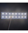 25x25 cm 15W foldbart CCT LED-ark RA95 - 24V DC, IP20