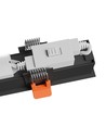 12W GRID S indbygningsspot - 1200lm, 40 grader, CCT, hvid kant