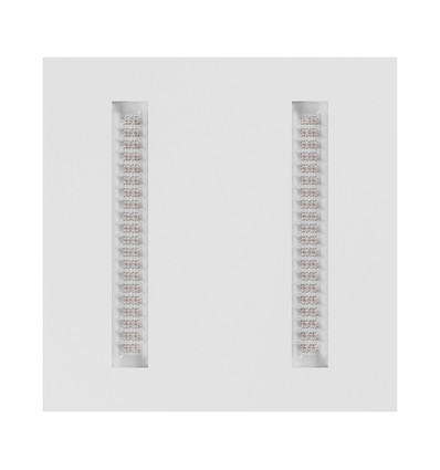 60x60 LED panel, 40W - 150lm/W, 5 års garanti, innfelling/påbygging, 80 grader