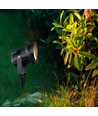 12-24V lampe de jardin LED - 6W, noir, piquet, 450 lm, IP65