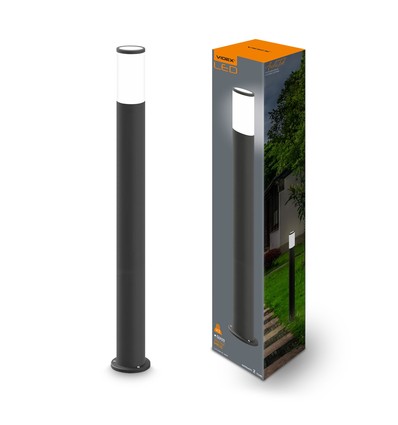 Lampe de jardin GU10 - IP54, IK07, noir, éclairage de façade extérieur, sans source lumineuse