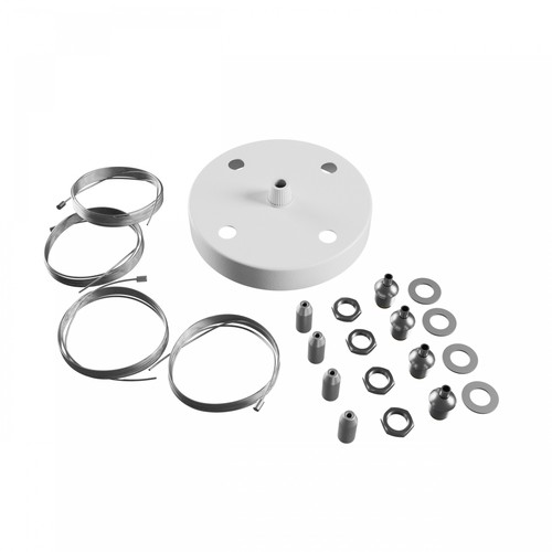 Kit de suspension pour NYMPHEA OPTIMA et FLAT DUO - Blanc, 1 mètre, acier