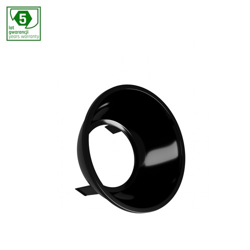 Réflecteur pour spot encastrable 10W Orbito - Noir brillant, Ø7cm, UGR