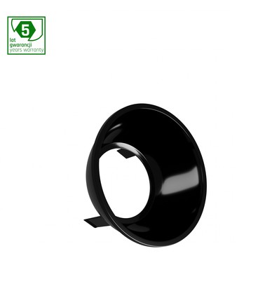 Reflector voor Orbito 10W inbouwspot - Zwart glanzend, Ø7cm, UGR