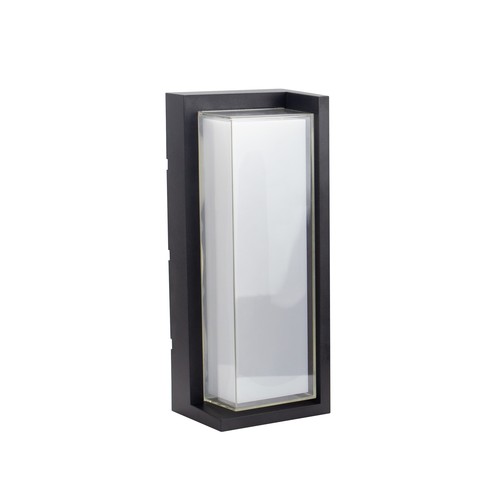 Applique murale 20W Verto Block CCT - 120lm/W, IP65, noir, couleur de lumière réglable, éclairage de façade
