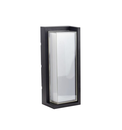 20W Verto Block CCT vegglampe - 120lm/W, IP65, sort, justerbar lysfarge, fasadebelysning