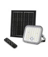 20W LED solcelle projektør med sensor - 1400lm, IP65, 5000K, grå, udendørs