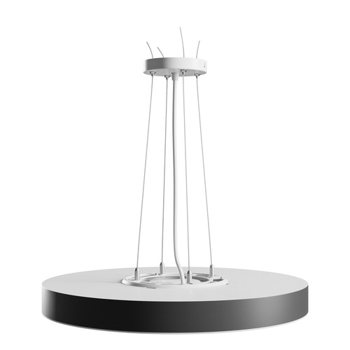 Plafonnier 36W Nymphea Optima CCT - 120lm/W, Ø40cm, anneau noir, CCT réglable, IP20