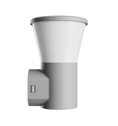 6W Stella Round vegglampe med CCT - Justerbar lysfarge, rund, hvit, inkl. lyskilde