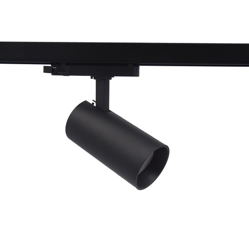 Spot sur rail triphasé 20W RA97 - 38 degrés, Noir