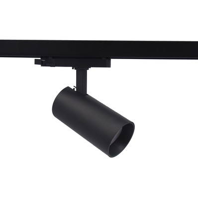 Spot sur rail triphasé 20W RA97 - 38 degrés, Noir