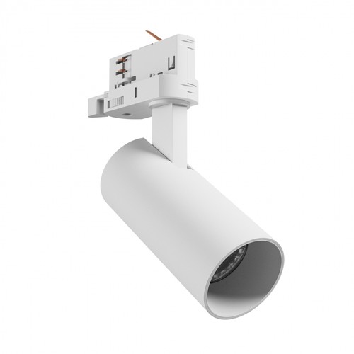 Spot sur rail triphasé 8W 3-en-1 - 25°, CCT, blanc