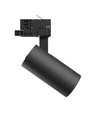 Spot sur rail triphasé 16W 3-en-1 - 25°, CCT, noir
