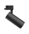 Spot sur rail triphasé 24W - 25°, CCT, Noir, 3-en-1