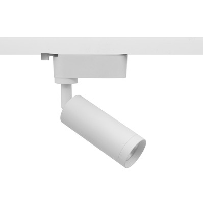 6,5W 1-faset Dæmpbar RA 98 skinnespot - Hvid, 1F2W