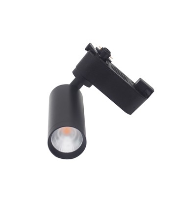 6,5W 1-faset Dæmpbar RA 98 Skinnespot - Sort, 1F2W