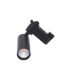 6,5W 1-faset Dæmpbar RA 98 Skinnespot - Sort, 1F2W