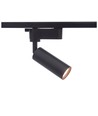 6,5W 1-faset Dæmpbar RA 98 Skinnespot - Sort, 1F2W