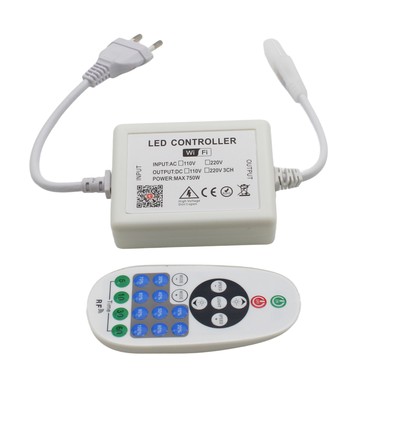 230V WiFi Smart Home variateur - Incl. bouchon d'extrémité, pour 230V (Slim COB), fonction mémoire, max 50 m