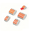 46 st. Schroefloze verbindingsklem - 0,32-2,5mm2, voor 2/3/4/5 draden
