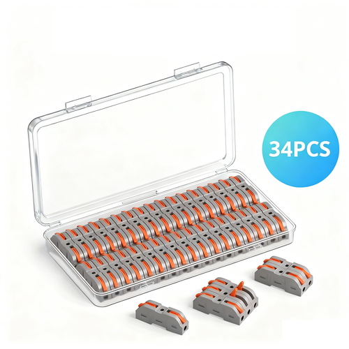 34 pcs. Connecteur sans vis - 0,32-2,5mm2