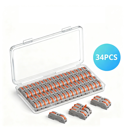 34 pcs. Connecteur sans vis - 0,32-2,5mm2