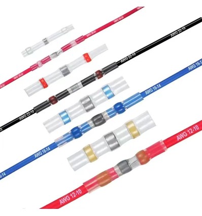 50 pcs. gaine thermorétractable - 4 tailles, 0,25-6mm2